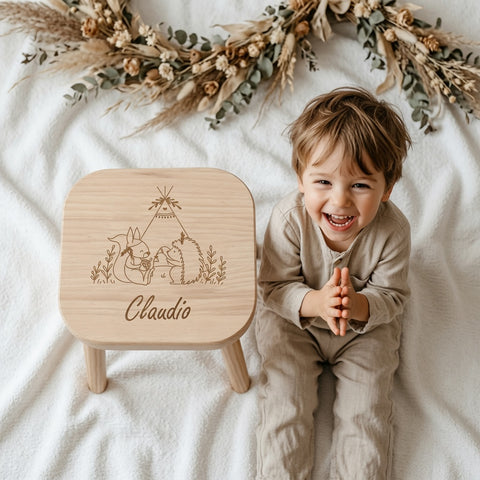 Sgabello personalizzato per bambini Tipizelt