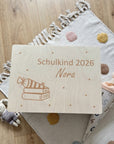 Erinnerungskiste personalisiert Motiv Bücher