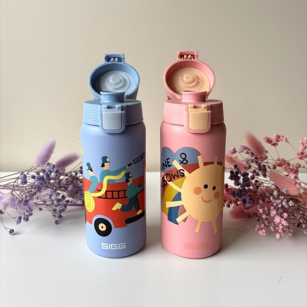 Personalisierte SIGG Thermo-Trinkflasche Sonne / Feuerwehr