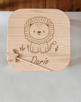 Kinderhocker personalisiert Löwe