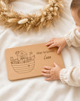 Frühstücksbrettchen personalisiert Arche Noah