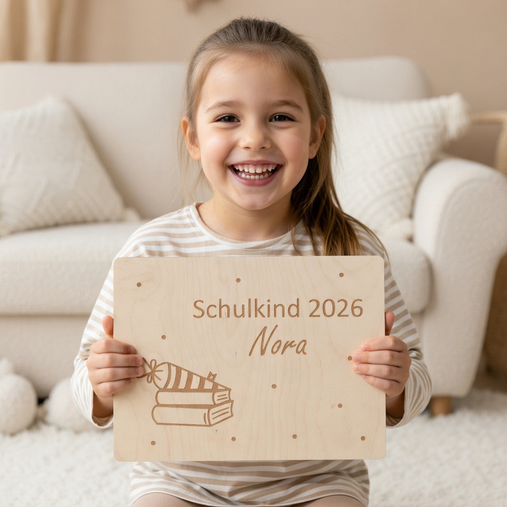 Erinnerungskiste personalisiert Motiv Bücher