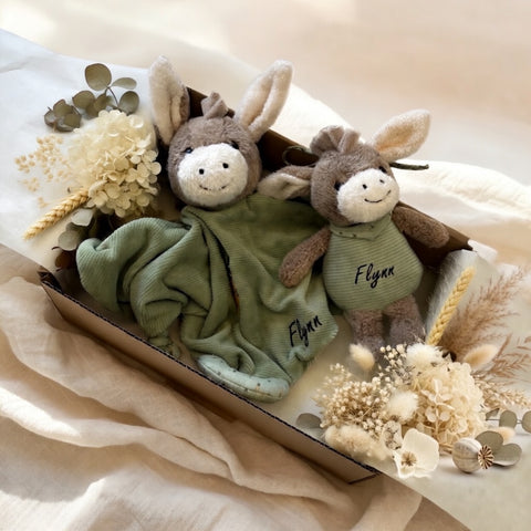 Boîte à musique et doudou « Emmilius l'âne » de Sterntaler