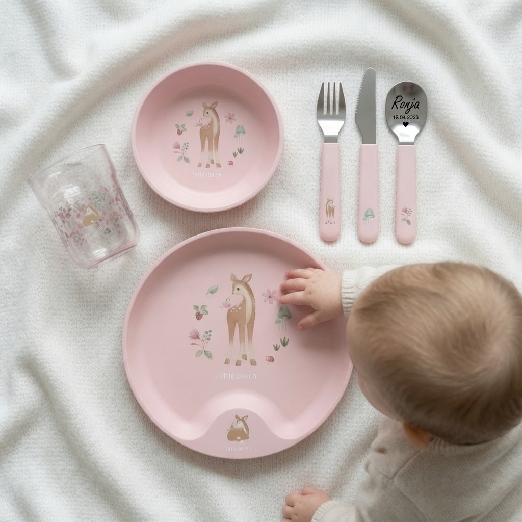 Little Dutch Kindergeschirrset personalisiert