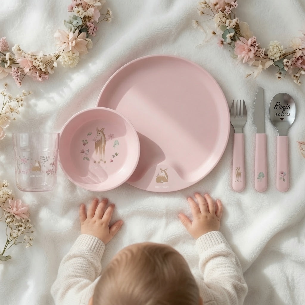 Little Dutch Kindergeschirrset personalisiert