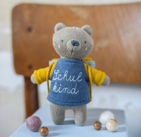 Kuscheltier Bär "Schulkind"