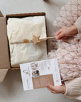 Babydecke Rosa/ Grün personalisiert