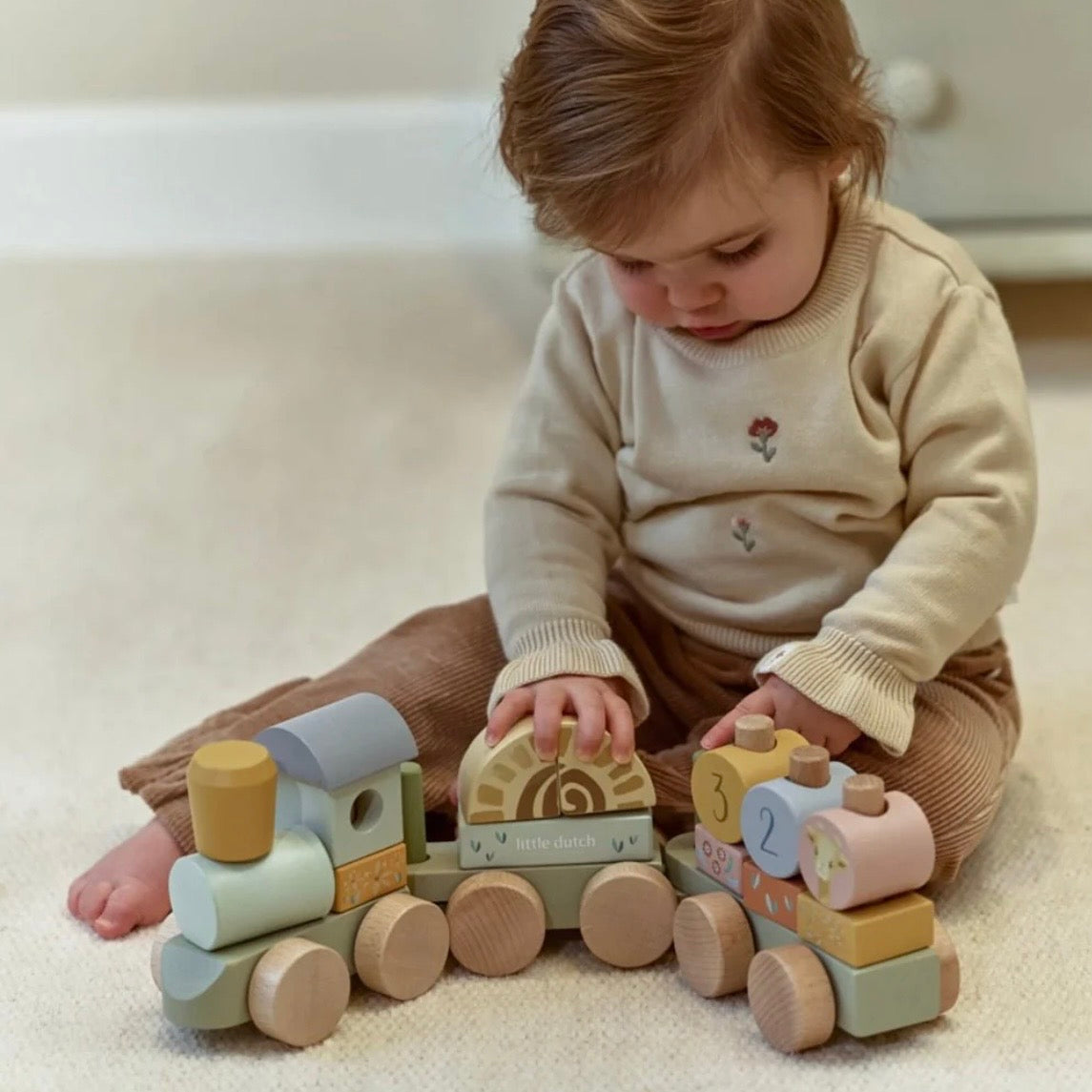 Zug Safari Friends von Little Dutch personalisiert