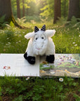 Set personalizzato Charly: libro profumato, peluche e sgabello per bambini