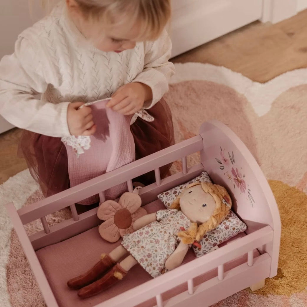 Stoffpuppe Julia oder Rosa personalisiert von Little Dutch