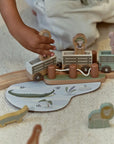 Holzeisenbahn Safari Friends von Little Dutch personalisiert