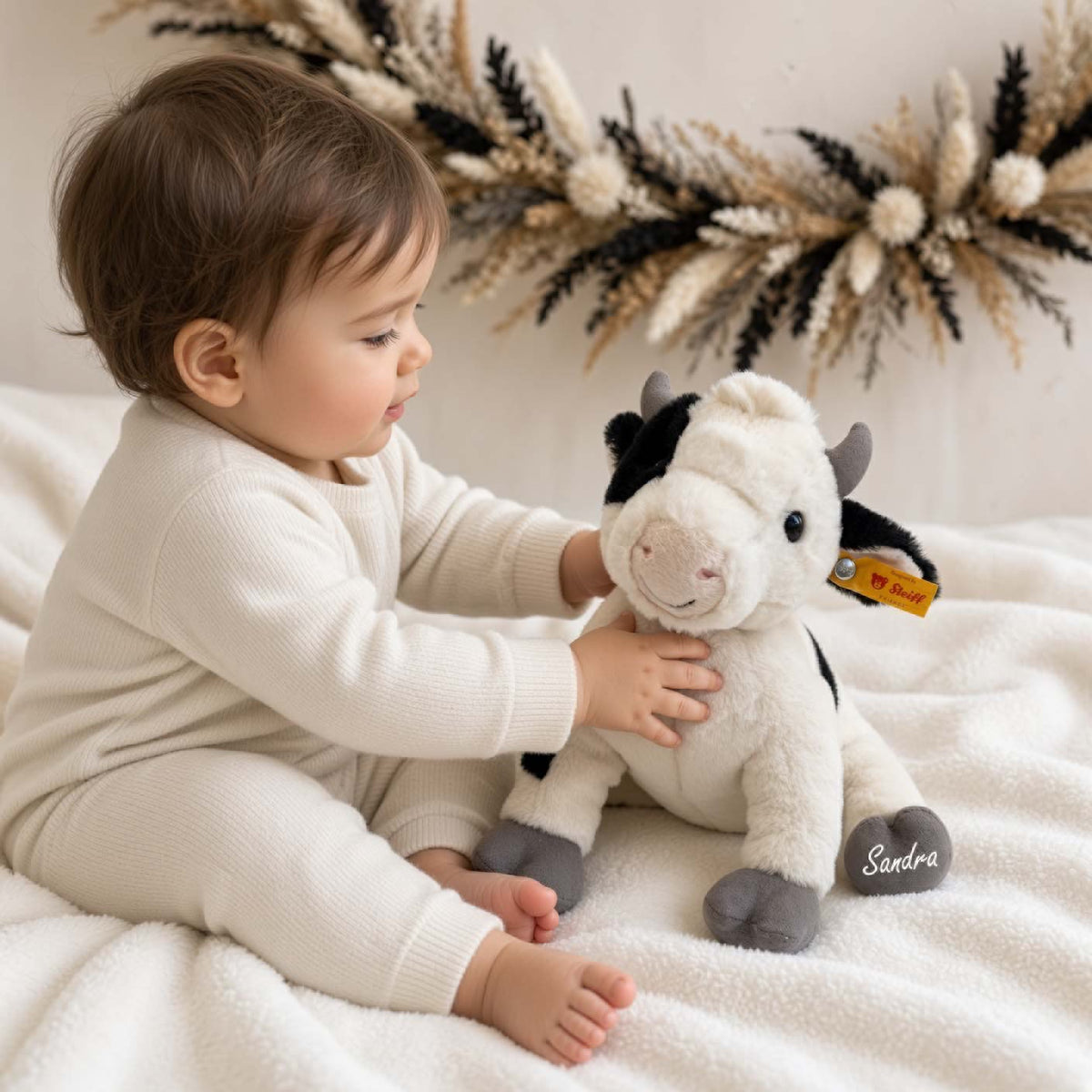Kuscheltier Hochlandrind oder Kuh personalisiert von Steiff