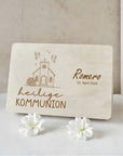 Coffret souvenir personnalisé pour la communion - Église de Taube