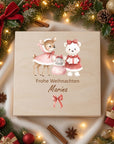 Farbige Weihnachtskiste mini Frohe Weihnachten Weihnachtskollektion
