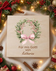 Farbige Weihnachtskiste mini Geschenk an Gotti, Götti, Grosseltern Weihnachtskollektion