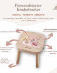 Tabouret coloré pour enfant personnalisé « Sirène »