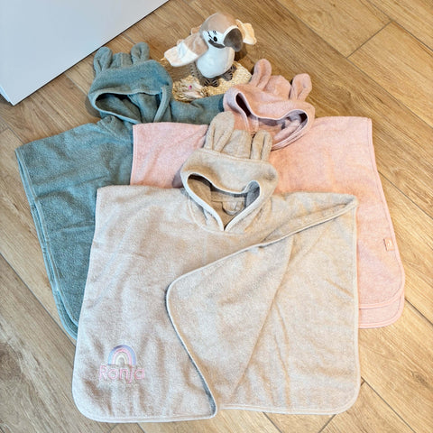 Poncho da bagno personalizzato per bambini