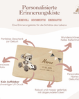 Erinnerungskiste personalisiert Rennfahrer bunt