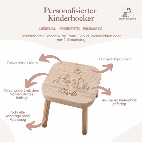 Tabouret pour enfant personnalisé Tipizelt